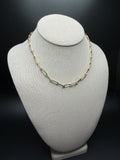 16" 14k Yellow Gold Paperclip 5mm 19.6g