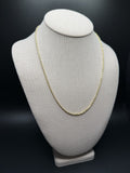 20" 14K Yellow Gold Rope Chain 2.5mm 9.5g
