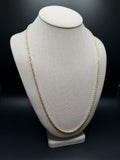 26" 10k Yellow Gold Rope 3mm 17.9g