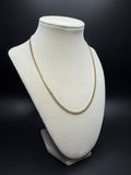 18" 10K Yellow Gold Cuban Chain 3mm 11.0g