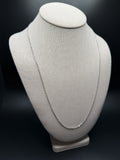 24" 14k White Gold Herme$ 2mm 5.15g