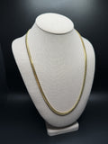 24" 14K Yellow Gold Cuban 5mm 45.65g