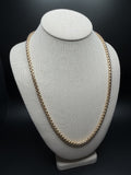 24" 14K Yellow Gold Rounded Box 5mm 31.0g