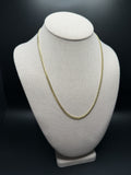 20" 3mm solid 14K yellow gold Cuban link chain, 13.7g – Ott Family Jewelry (4)