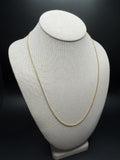 22" 14K Yellow Gold Franco 1.5mm 4.63g