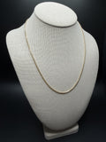 20" 14K Yellow Gold Rounded Box 2mm 4.3g