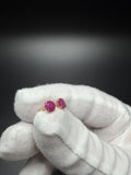 5mm natural ruby stud earrings, 14K yellow gold, 0.5g – Ott Family Jewelry (4)