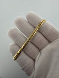 7.5" 14k Yellow Gold Cuban 5mm 15.7g (#2)
