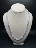 24" 10mm silver moissanite Cuban chain, 20.5ctw D VVS1, 103.5g – Ott Family Jewelry (4)