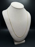 24" 14k Yellow Gold Cuban 1.75mm 6.31g