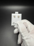 14k Yellow Gold 7mm Freshwater Pearl Studs 1.4g