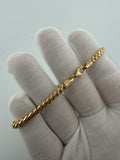 8" 14k Yellow Gold Franco 4mm 16.2g