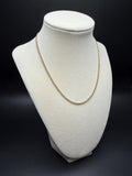 16" 14K Yellow Gold Foxtail Franco 2mm 4.1g