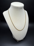 18" 10k Yellow Gold Cuban 2.5mm 8.62g
