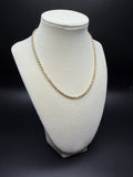 16" 14K Yellow Gold Rope 2.7mm 12.8g