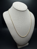 22" 14K Yellow Gold Rope Chain 2.5mm 10.81g