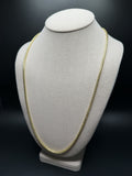 26" 14K Yellow Gold Franco 3mm 34.84g