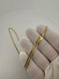 22" 10K Yellow Gold Cuban Chain 2mm 5.65g