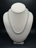 20" 10mm silver moissanite Cuban chain, 17.1ctw D VVS1, 85.9g – Ott Family Jewelry (4)