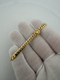 7" 5mm solid 14K yellow gold Cuban link bracelet, 14.1g – Ott Family Jewelry (4)