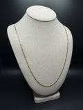 26 inch 2.7mm Figaro chain in 14K yellow gold, 6.0g, view 4 - Ott Family Jewelry
