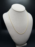 20" 14K Yellow Gold Franco 1.5mm 4.36g