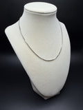 16" 14K White Gold Box Chain 1.5mm 5.82g