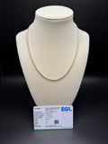 17" 14K Yellow Gold 7.03ctw E-F VS Lab Diamond Tennis EGL Certified – 2.2mm – 11.14g