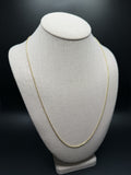 24" 14K Yellow Gold Franco 1.5mm 5.23g