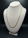 22" 4mm solid 10K yellow gold Cuban link chain, 24.0g – Ott Family Jewelry (4)