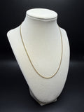 18" 14k Yellow Gold Cuban 1.75mm 4.4g