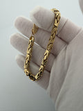 7.5" 14K Yellow Gold Byzantine 5mm 12.14g