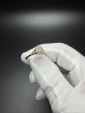 Size 7 10k Yellow Gold 1/4ctw VS/VVS Lab Diamond Fashion Ring 2.5g
