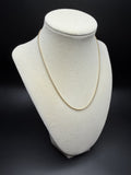 16" 14k Yellow Gold Rounded Box Chain 1.5mm 2.3g