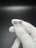 Size 7 Silver Link Style Ring – 1/2ctw VS/VVS Lab Diamond 3.1g