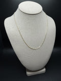 20" 14K Yellow Gold Paperclip 2mm 1.2g