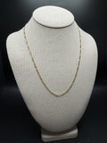 20 inch 2.5mm Figaro chain in 14K yellow gold, 2.4g, view 4 - Ott Family Jewelry