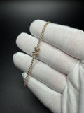 7" 14K Yellow Gold 2.00ctw E-F VS Lab Diamond Tennis EGL Certified – 2mm – 4.5g