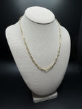 20" 14k Yellow Gold Paperclip 4.5mm 6.72g