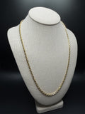 24" 14K Yellow Gold Herme$ 3.5mm 32.0g