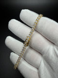 8" 3mm moissanite tennis bracelet, gold over 925 silver, 10.2g – Ott Family Jewelry (4)