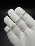 7.25" 14k Yellow Gold 5ctw VS/VVS Lab Diamond Tennis Bracelet 2.8mm 5.8g