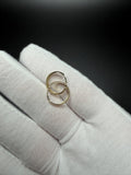 15mm x 3mm 14K yellow gold flat edge hoop earrings, 1.7g – Ott Family Jewelry (5)