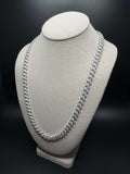 24" 10mm silver moissanite Cuban chain, 20.5ctw D VVS1, 103.5g – Ott Family Jewelry (5)