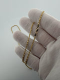24" 2mm 14K yellow gold rope chain, 9.0g – Ott Family Jewelry (5)