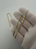 22" 2.5mm 14K yellow gold rope chain, 10.73g – Ott Family Jewelry (5)