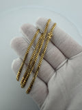 20" 14k Yellow Gold Cuban 3mm 14.92g