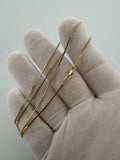 18" 14K Yellow Gold Box Chain 1mm 3.9g