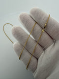 24" 14k Yellow Gold Franco 1mm 4.1g