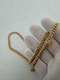 Pre-Owned 22" 14k Yellow Gold Cuban 6mm 66.81g